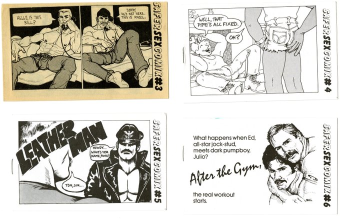 One of the more creative methods Gay Men's Health Crisis (GMHC) used to fight AIDS? Comics. They promoted safe sex through these explicit comic books.
