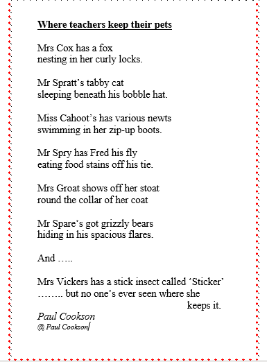 justdawned's tweet photo. Day 26 #junepoetry Today's theme is PETS. Here are 4 poems that I have used. Have you got any you would recommend? @melissacreate15 @rcharlesworth @teacherwriterPJ @Blandpoet @_Reading_Rocks_ @OpenUni_RfP @NMOliverPoetry @RumbleCoral @MariaNoctor @chriswhitepoet @paulcooksonpoet https://t.co/GDIykPvopR
