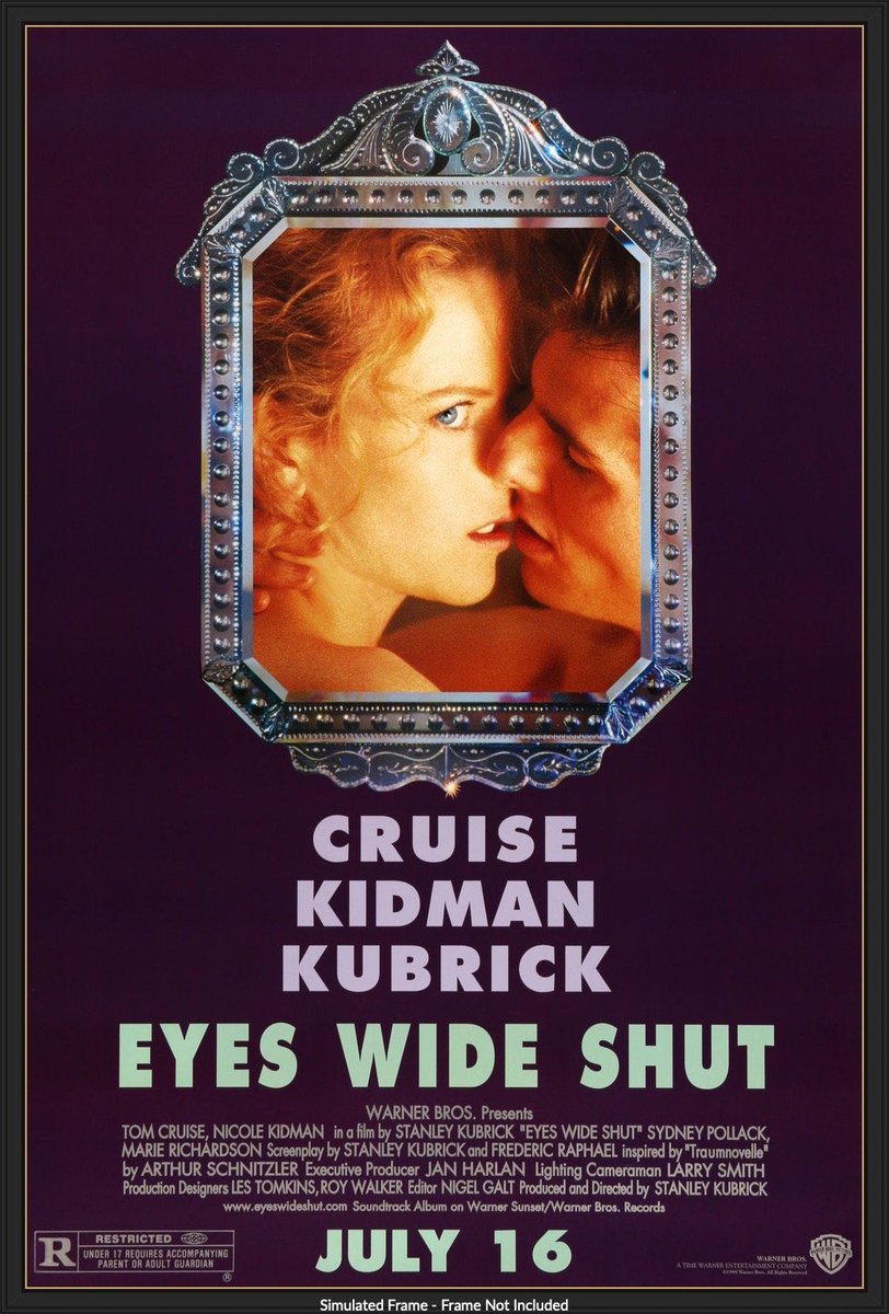 Kubricks last movie which is incredibly overlooked. It’s about relationships and drifting apart and jealousy and sex and anger and cults (haha Scientology Tom Cruise wow). It’s great on a 1st watch but even better on 2nd. It’s a slow burn but it sits well in ur mind afterward.