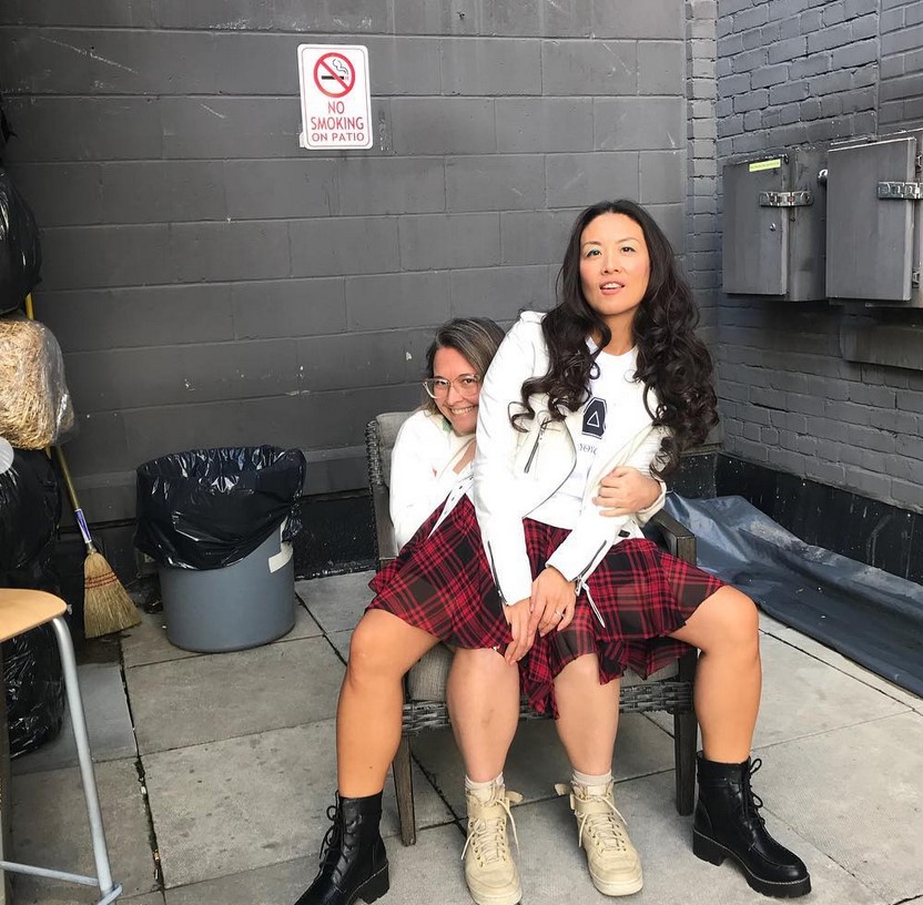 8/ #LaineyLui : (I have no regrets. I got famous. Heck, I even got this garbage gig here on  #TheSocialCTV .)Jessica Allen: (Ok, I have to pretend to ask the hard hitting question that everyone really wants to know..... Got your script ready, Lainey? Here goes...)