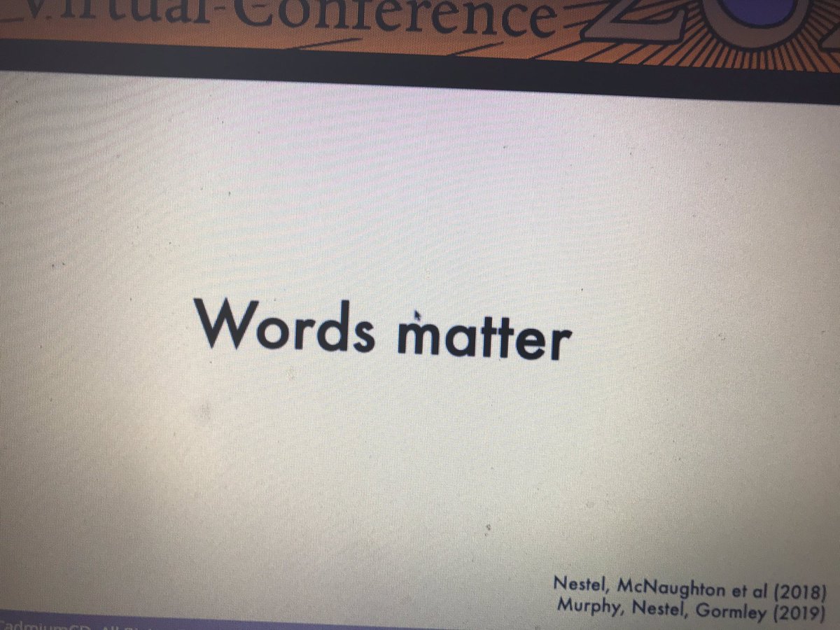 Thought provoking keynote by <a href="/DebraNestel/">Debra Nestel</a>. Words matter!