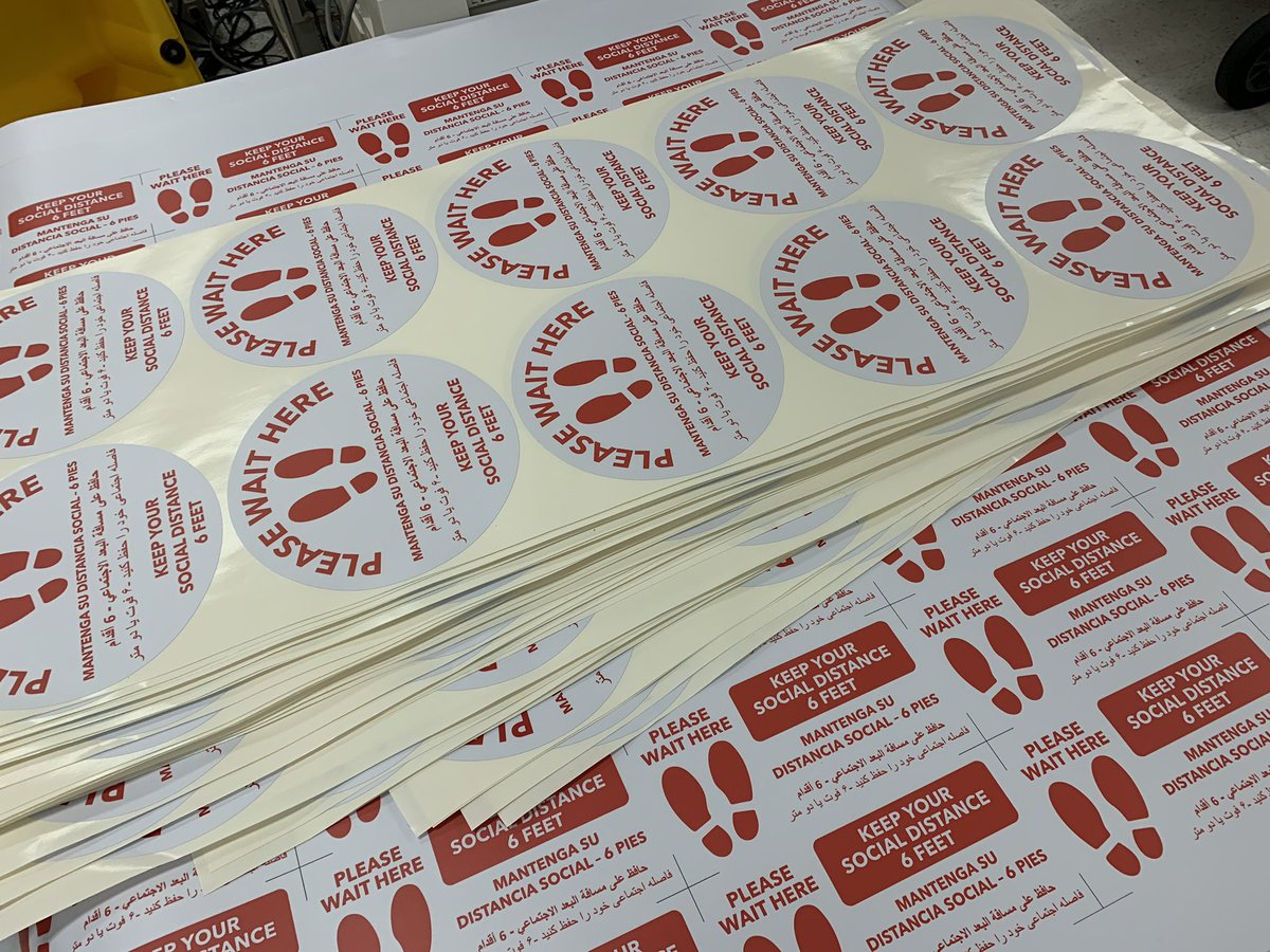 EdHidalgoSD's tweet image. #SafetyProtocol  @cvusdprintshop preparing for return to campus’ for summer of student engagement @CajonValleyUSD #youbelongcv