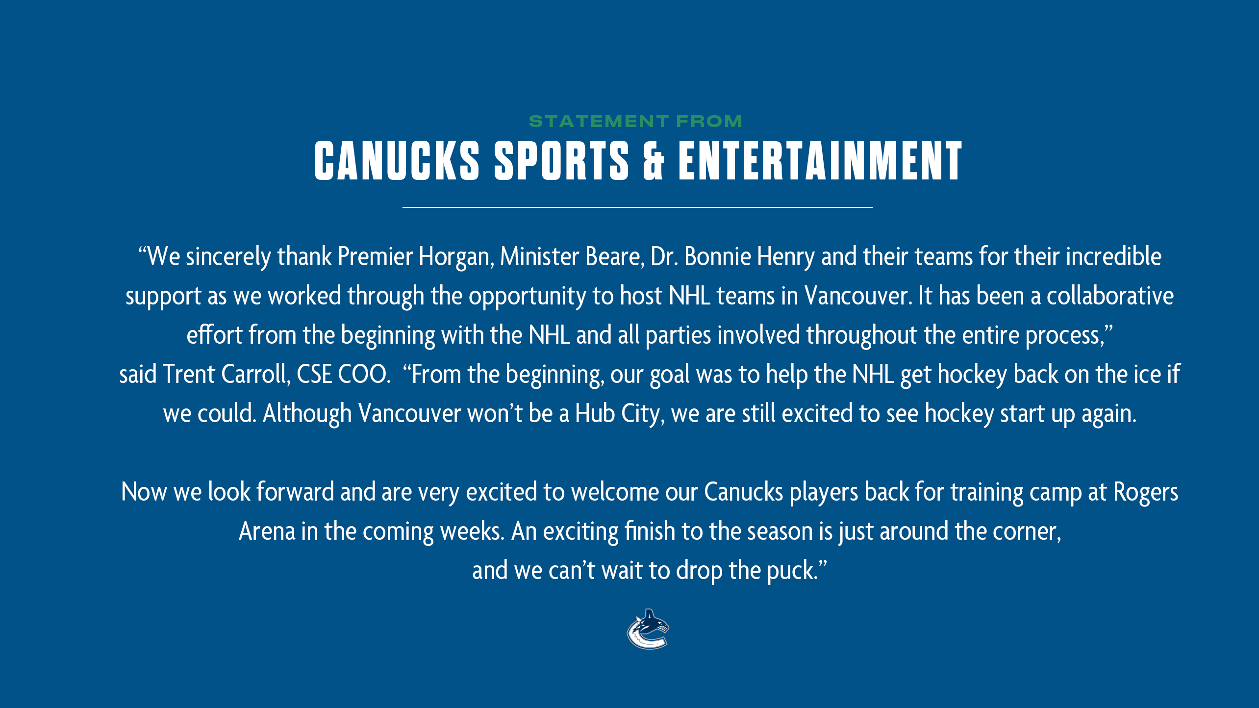 Canucks Media Hub