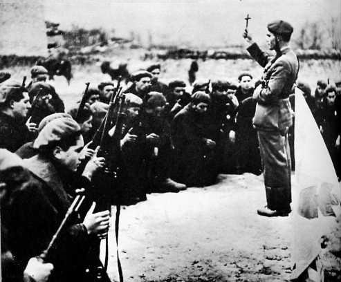 The war was two sides, made of a collection of factions, similar to what US split would be.NationaIists = Catholic, Monarchist, & RW Political GroupsRepublican = Communists, Anarchists, Liberal forces hoping to create a Leftist liberal democracy, heavily controlled by Moscow