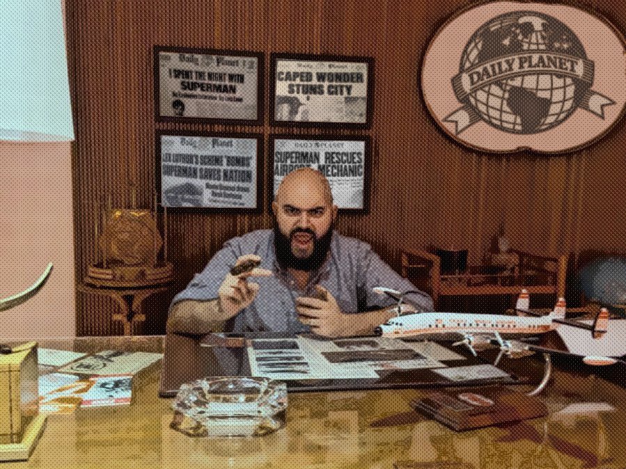 SuperHouseOfEl's tweet photo. On June 6 - in the midst of a global pandemic - @ElRobinero had one birthday wish: to play the Man of Steel in a live-read of “Superman IV.”

Be careful what you wish for, Robin.

“Superman IV: The Zoom for Peace” - streaming now https://t.co/yR076gPD5Y | https://t.co/mukEcGk5my https://t.co/BduCCRjLwk