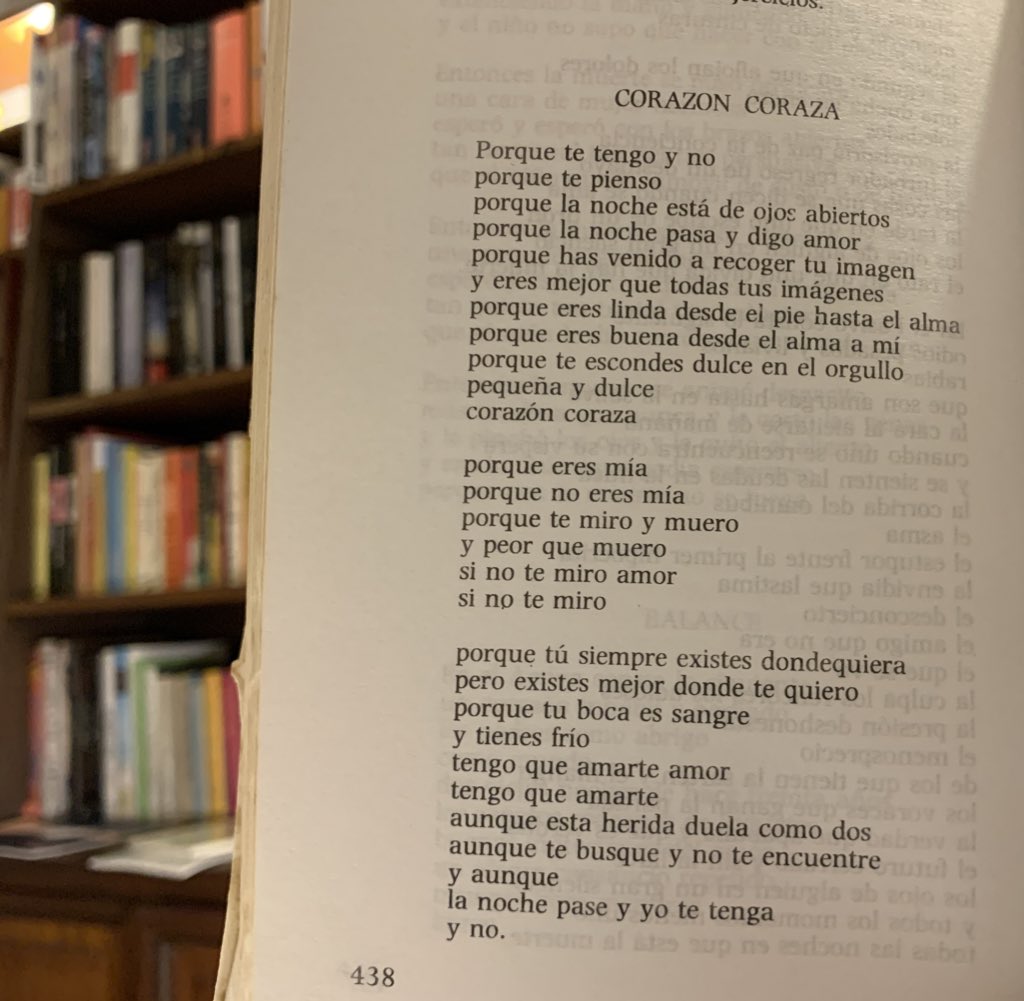 María José Castaño on Twitter: "Si son terriblemente románticos, y cursis  como yo, y no han leído Corazón Coraza de Mario Benedetti, es hora de  hacerlo… https://t.co/Yrn7kMxeDP"