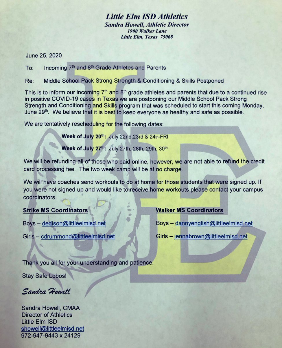 LEISD Athletics tweet media