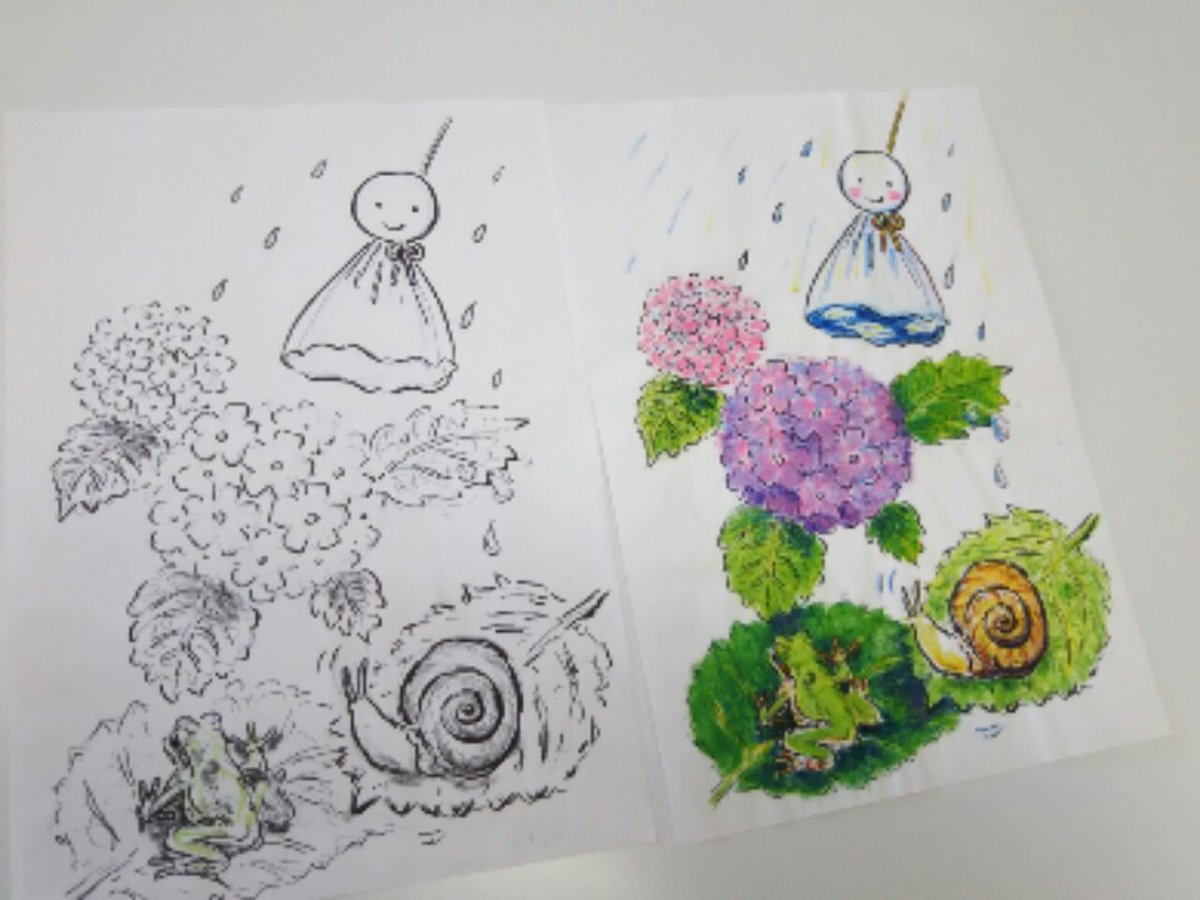 Uzivatel ギャラリーねこい Na Twitteru 本日のイラスト 雨ですね 梅雨らしく傘と紫陽花を っ W っ イラスト ぬりえ 水彩色鉛筆 傘 紫陽花 Uzivatel ギャラリーねこい Na Twitteru 本日のイラスト 雨ですね 梅雨らしく傘と紫陽花を っ W っ イラスト ぬりえ 水彩色鉛筆 傘 紫陽花