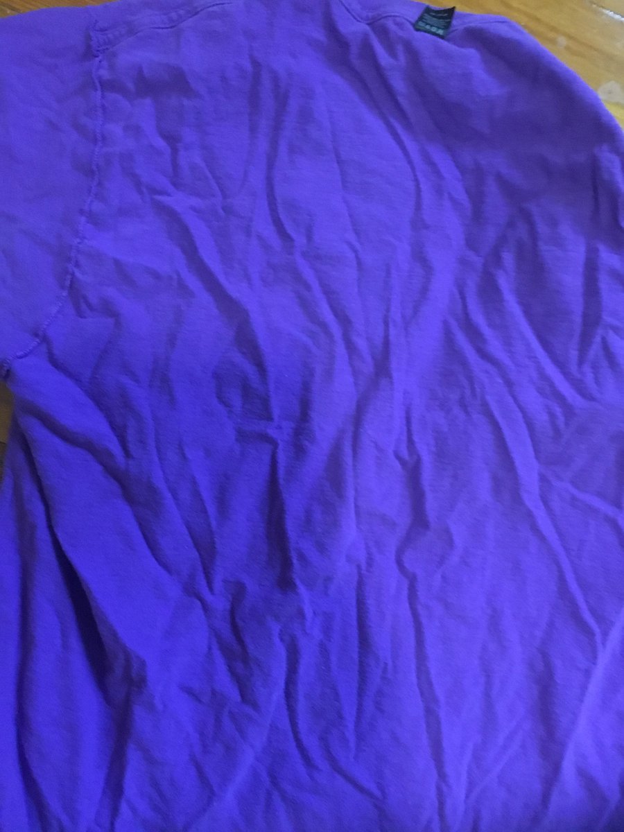 “before” photo of very wrinkly shirt 