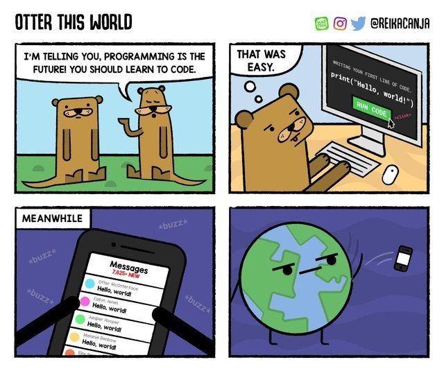 iphonegalaxymd's tweet photo. World Never Says Hi Back to Me⠀

#ProgrammerHumor #Programmer #Developer #coding #ProgrammerLife #highprogrammer #development #ProgrammingFun #ProgrammingJokes #backend #frontend #software #ComputerScience #github #android #Linux #Ubuntu #WebDevelopment #Java #MachineLearning https://t.co/KBGdrcAVOC