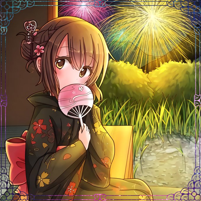 和装女子のtwitterイラスト検索結果 古い順