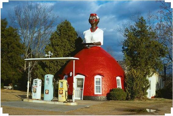 It’s not that I don’t want to see Confederate symbols gone. I absolutely do. Starting with Mammy’s Cupboard in Natchez. Some of the “good white folks” still call her Black Mammy’s for short. This is a fully functioning restaurant.
