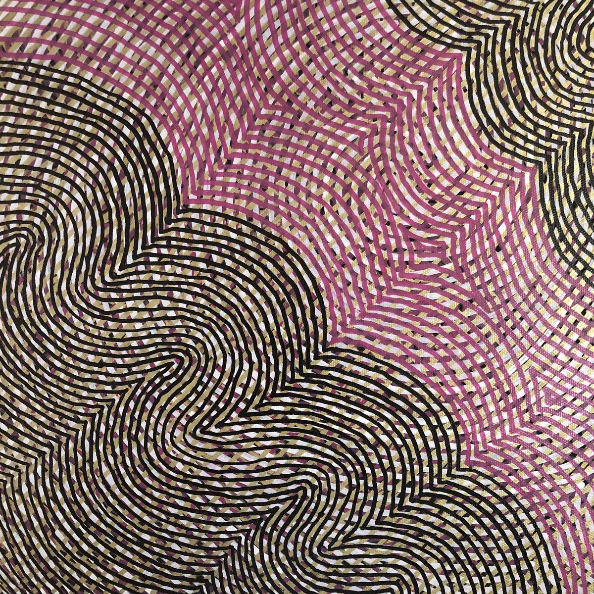 OmniaSolArt's tweet image. NILE 16x20” painting on canvas. $200 or best offer. Dm if interested.

#opart #kineticart #psyart #linepainting #automaticpainting #moire #moirepattern #moiré