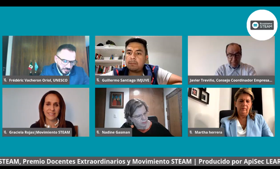 elviavasq's tweet photo. Agradezco el esfuerzo y tiempo invertido para llevar a cabo este @movimientoSTEAM ha sido enriquecedor en habilidades y visión #STEAM hacía nuevos rumbos en la educación igualitaria. 
#STEAM2020
#SummitVirtualSTEAM
@FERVAL100
@UNESCOMexico
@InjuveCDMX https://t.co/snW8IvYyce