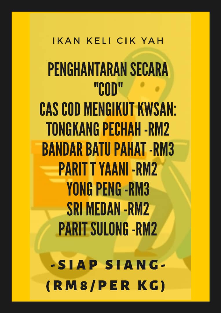 M_AfiqSyahir's tweet image. Hi geng! My cousin ada buat bisnes Ikan Keli hidup &amp;amp; siap siang area Batu Pahat! Sesiapa yg berminat, boleh ws/call no beliau ye. Boleh refer pic utk senarai harga dan COD!
KakCik : 011-1766 3123

Thanks!
RT please!
#BatuPahat #YongPeng #SriMedan #ParitSulong #TongkangPechah