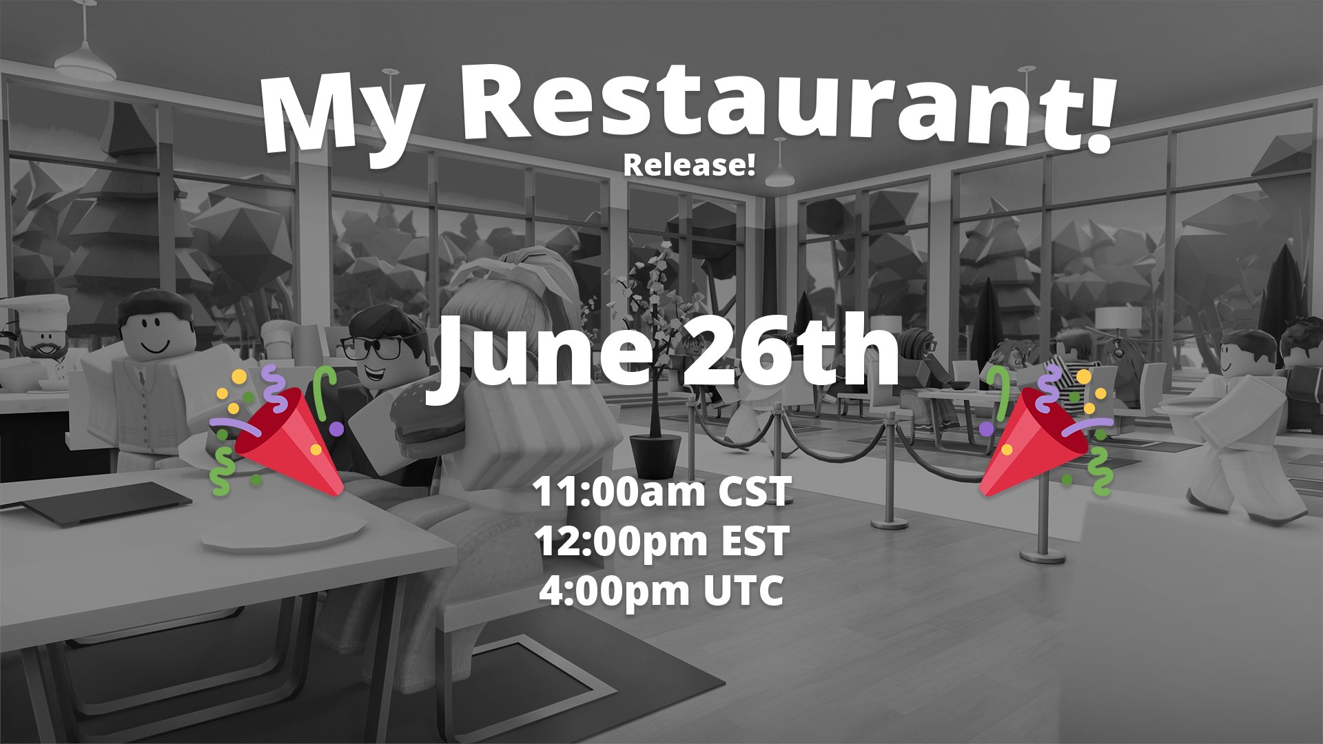 BIG Games on X: The My Restaurant update releases in 2 hours at 9am  CST/10am EST! Here's some sneak peeks! 🤫  / X