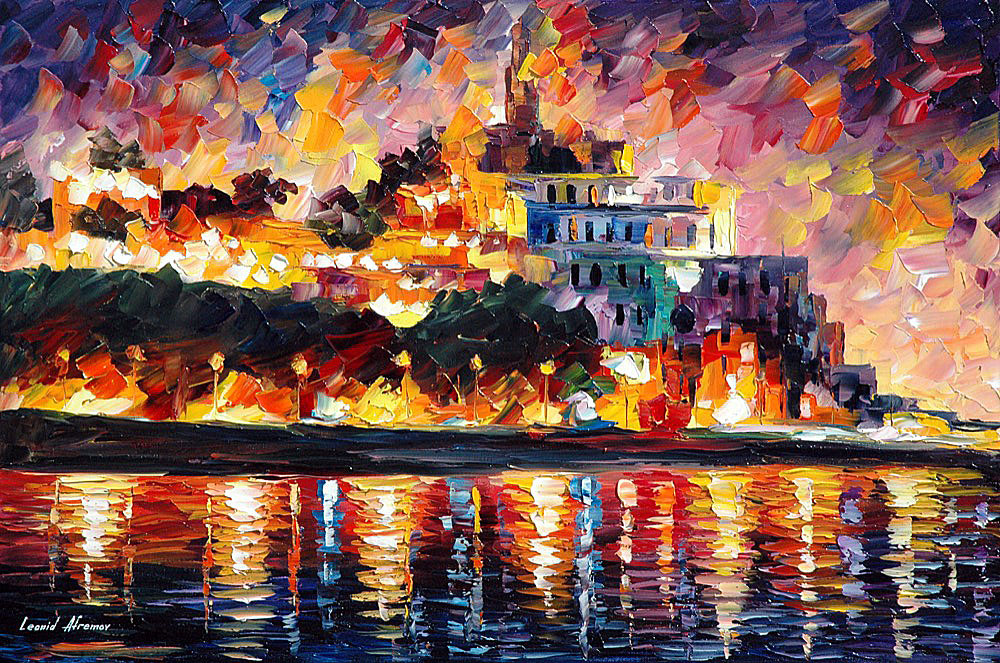 Harbor Paintings afremov.com/harbor-paintin…