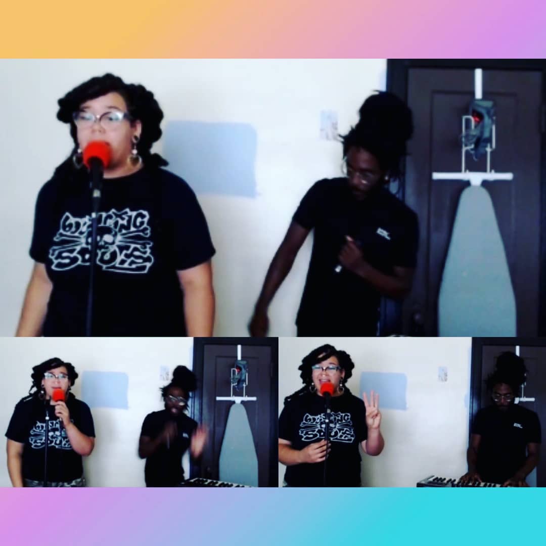 AmplifyLawrence's tweet photo. Thursday! We did it! Thank you so much to Black Creatures for performing, to Alex for the incredible workshop, and Kimberly for talking about song structure with us! What a great day! https://t.co/WULKdn3sQR