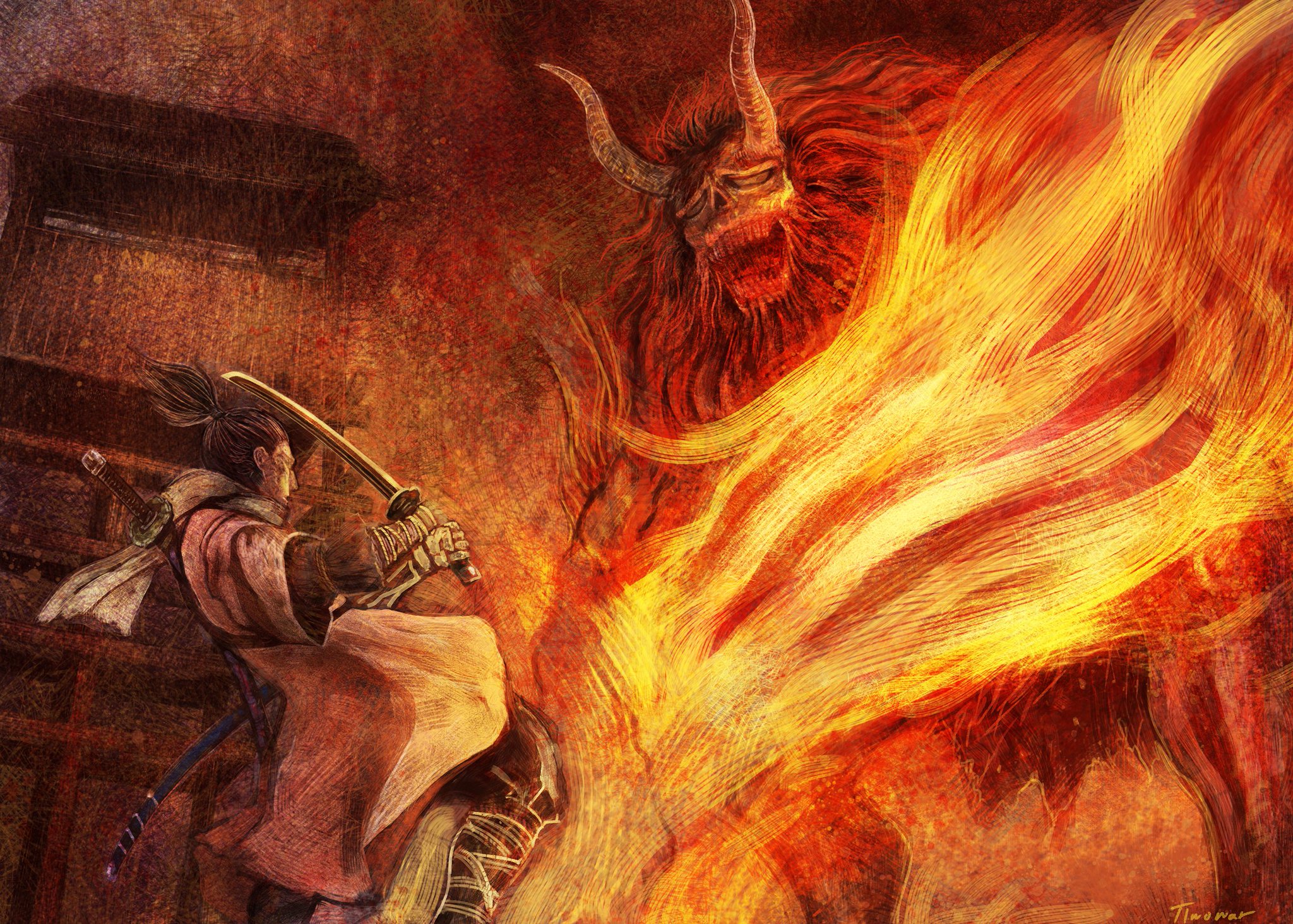 Ttwowar Sekiro 怨嗟の鬼 戦