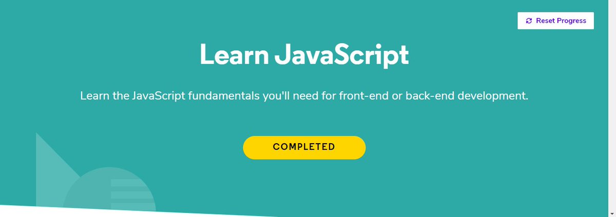alex__coder's tweet image. R3D81-82
#codeAcademy
Finally completed the intense round of revision of #javascript
Last chapters #async_await took some time to get me through.
IMO basics of JS matter a lot.
#TARGET
Node n SQL is my target for next month. (JULY)
MERN (AUGUST)
#100DaysOfCode #CodeNewbie