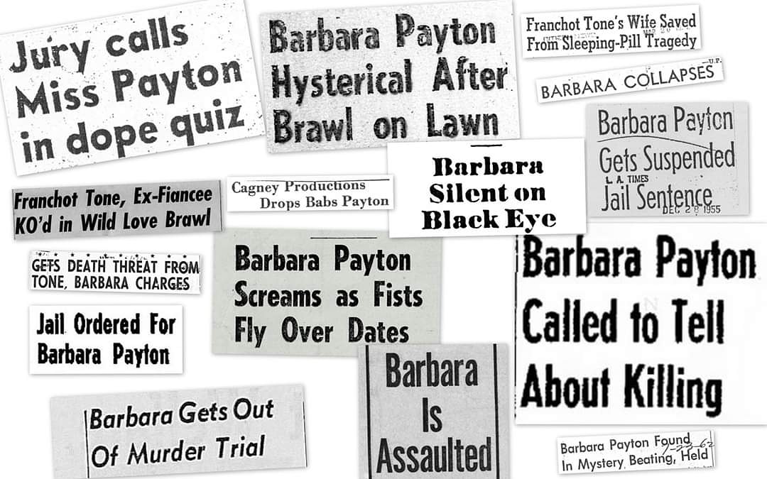 JohnODowd14's tweet photo. Too much trouble and heartache for one person. If only Barbara had treated her life more kindly.
#barbarapayton
#thenoirzone
#noirdames
#biopic
#celebritybiopics
#noiralley
#truecrime
#filmnoir
#classichollywood
#cultfilms
#vintagehollywood
#cultstars https://t.co/YwschmxNoL
