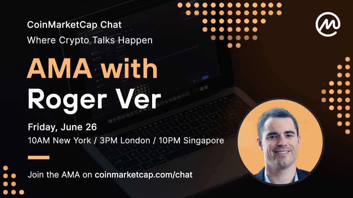 In tminus 12 hours, ⏰ Roger Ver goes LIVE in the