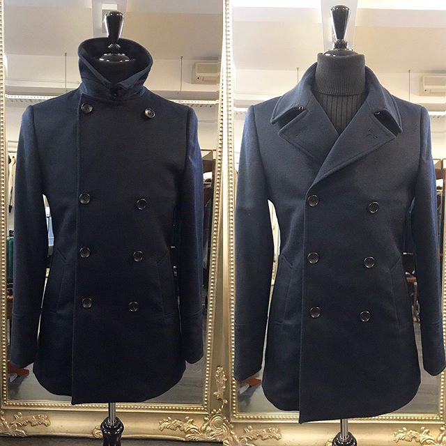 Navy wool double breasted V and J pea coat, warmth, comfort, style. . . . . . #wool #peacoat #menstyle #menswear #mensfashion #coat #navy #menwithstyle #vandjmenswear #flinderslane #picoftheday #instafashion #fashionista #style #fashionable… dlvr.it/RZNXcZ