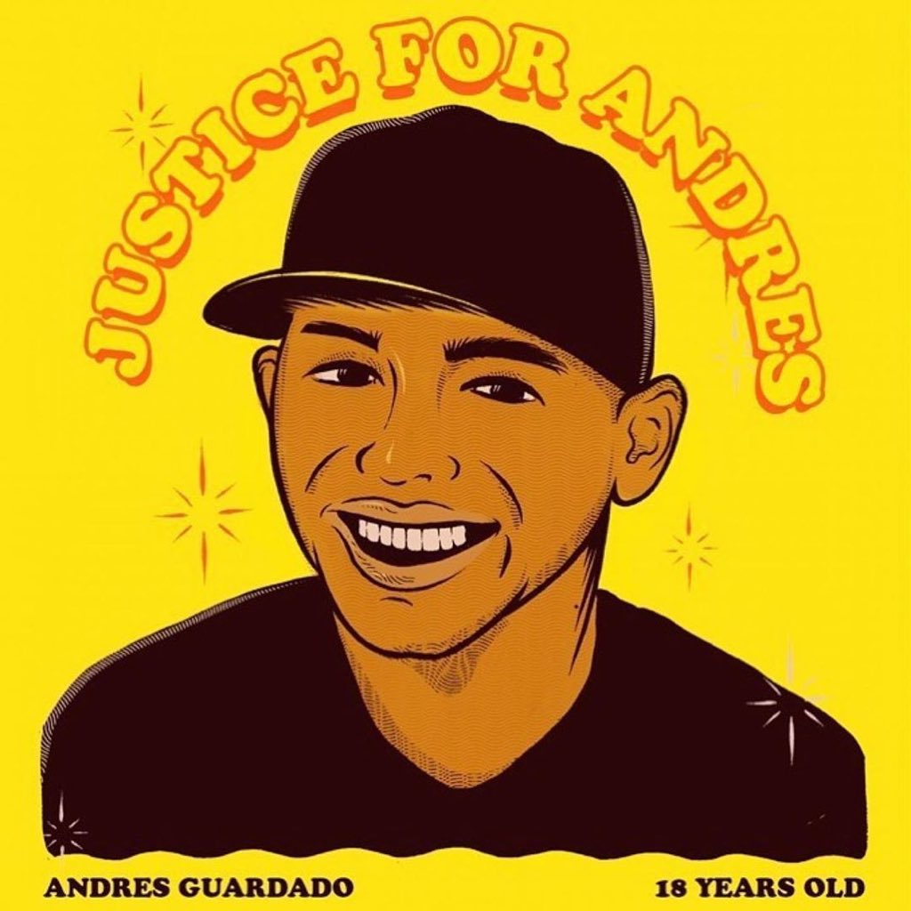 Rally for Andres Guardado Sunday June 28! Gardena to Compton Sheriff Station #justiceforandresguardado #andresguardado #defundthepolice #blacklivesmatter #nojusticenopeace