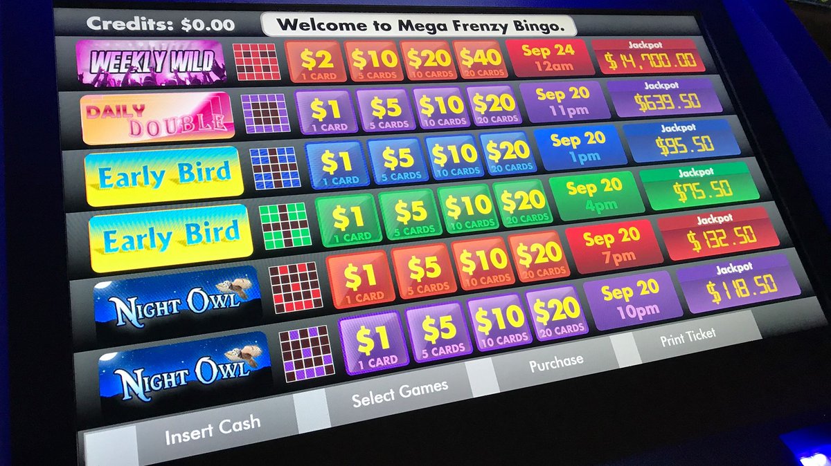 Mega Frenzy Bingo