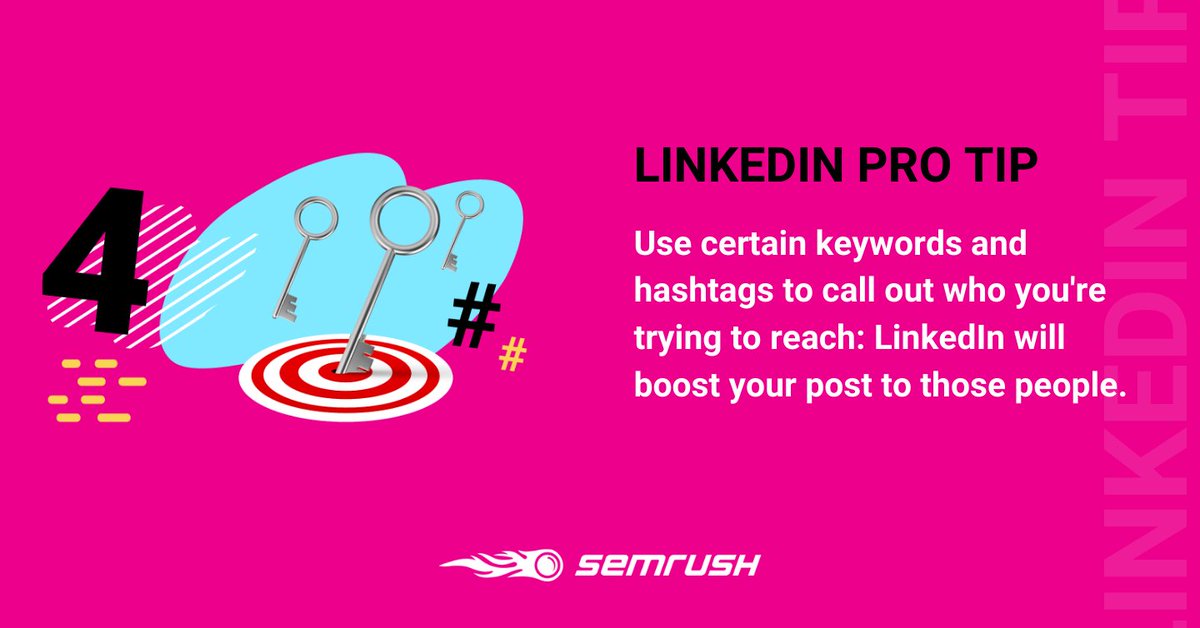 ⭐ Pro tip by <a href="/HaileyFriedman/">Hailey Friedman</a>: “LinkedIn has a smart algorithm. If you want to target marketers, just say ‘Hey marketers, look at this tip,’ If you call out who you are trying to reach, LinkedIn actually sees that &amp; will boost your post to those people! 😱 bit.ly/2T37RA3