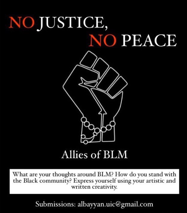 bsu_uic's tweet image. Hey everyone, if you want your voice to be heard please send your thoughts and concerns to the email that is on the flyer. Artwork, photography, poetry, short stories, and etc. Anyway you feel the need to express yourself please do. Submissions are due June 28, 2020