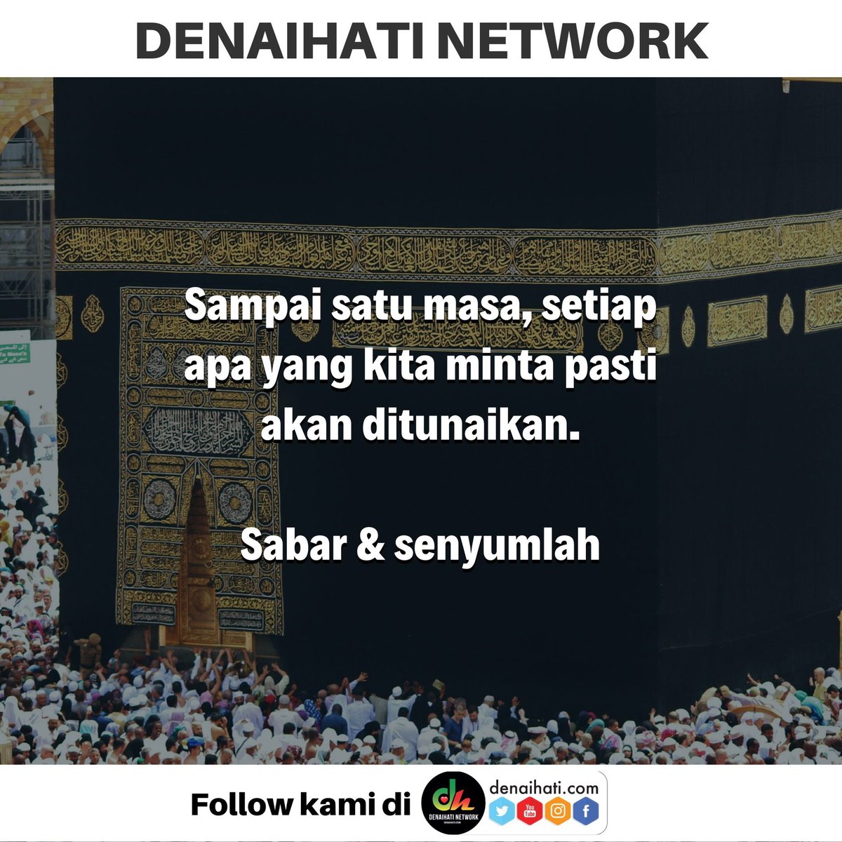 Denaihati786's tweet photo. Sabar dan senyumlah 😊
#QuranHour #QuranTime https://t.co/yOSeh0uBJV