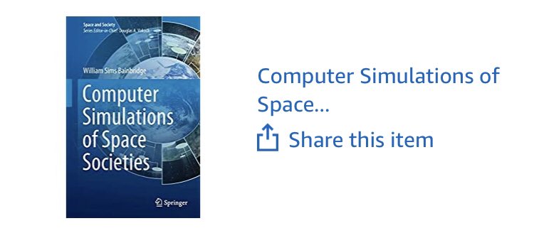 These, by contrast, concern the social aspects of space, like SETI, xenology, etc. again, these are weird because they mix legitimate scientific scholarly work with fictional thinking.