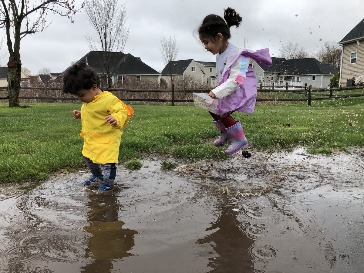 So let's hope for some good muddy puddles soon.