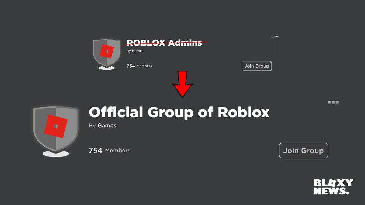 Bloxy News On Twitter Small Change But The Official Roblox Admin Group Has Been Renamed To Official Group Of Roblox Since More Than Just Admins Are Now Apart Of The Group Remember - funnest games to have admin in roblox