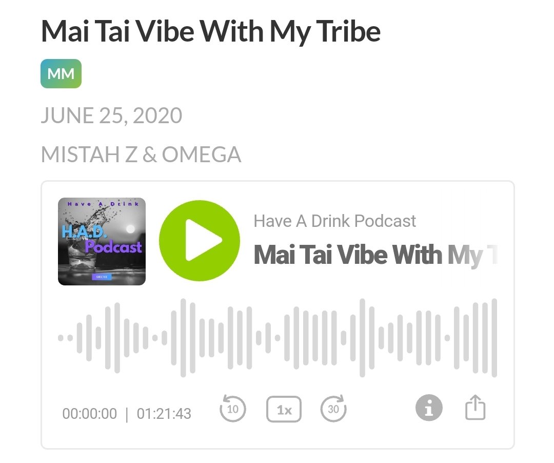 HaveADrinkCast's tweet photo. NEW EPISODE 🚨🗣 "Mai Tai Vibe With My Tribe" airing tonight at 7pm don't miss it 🍻 (Link In Bio)
•
•
•
#hadcast #hadpodcast #haveadrinkcast #Love #Anger #ManagingSelf #Relationships #Boundaries https://t.co/oXKWOdk6wM