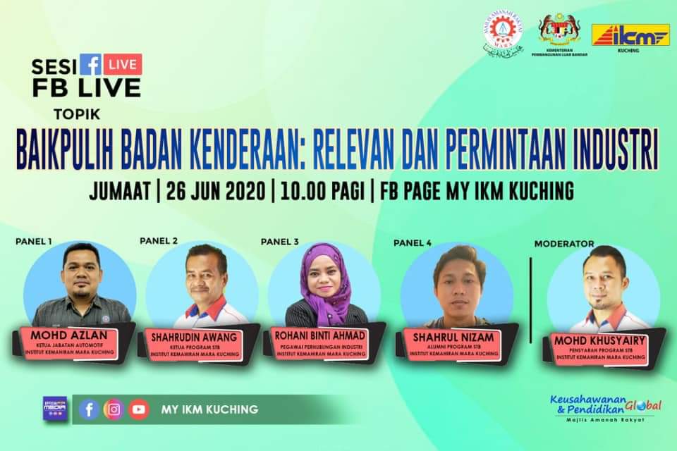 Majlis Amanah Rakyat On Twitter Jom Sama Sama Kita Saksikan Fb Live Jam 10 00 Pagi Di Fb My Ikm Kuching Mara Kplb Luarbandarsejahtera Tvetmara Ikm Https T Co Mgehymuvib Twitter