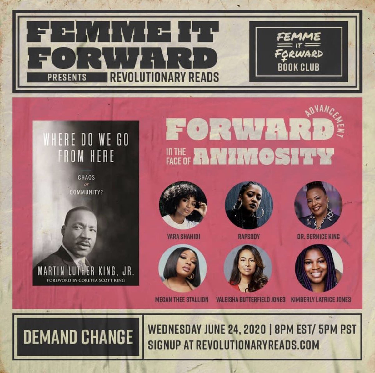@FemmitForward presents #RevolutionaryReads: a book club for us by us with reads to fuel the revolution. This is a safe space to let our hair down and spark discussions that will help us in the current fight for justice and equality. #FemmeitForward #JuneBook