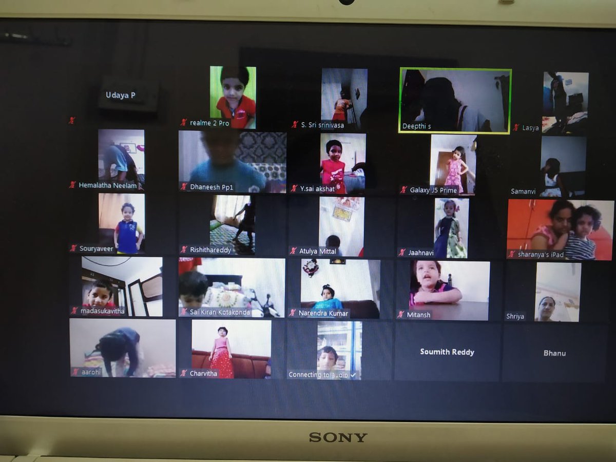 SpringboardInt's tweet image. All the children are actively participating in the Digital classes for different grades at Ramanthapur, Boduppal and Nacharam branches.
#SBIPS #interactivelearningforkids #digitallearning #creativelearning #OnlineClasses #preschools