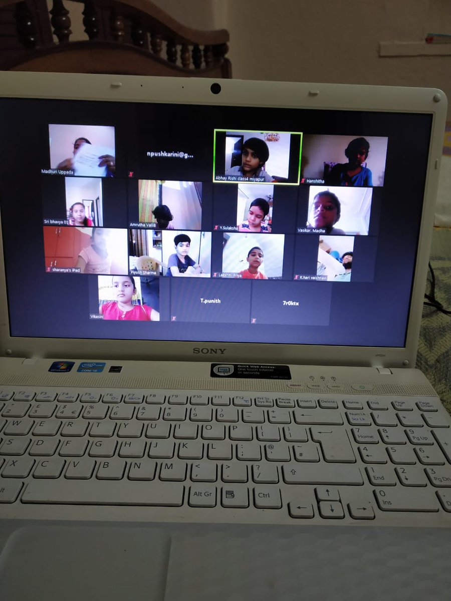 SpringboardInt's tweet image. All the children are actively participating in the Digital classes for different grades at Ramanthapur, Boduppal and Nacharam branches.
#SBIPS #interactivelearningforkids #digitallearning #creativelearning #OnlineClasses #preschools