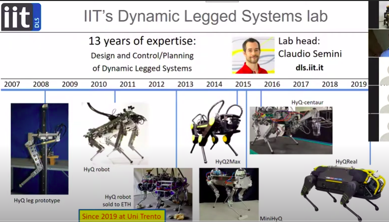 iitDLSLab's tweet photo. Check out Claudio Semini's talk as part of the ICRA 2020 workshop on Legged Robots! @IITalk #HyQReal #HyQ

https://t.co/3Ldu7KYeCv https://t.co/4a7xEwJs3T