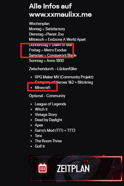 maulisworld's tweet image. FAKTEN FAKTEN FAKTEN - #Minecraft ! is raus am Freitag und nur noch Lückenfüller  !#Mauli wird keinen MC-Server mehr betreiben! #Minecraftprojekt is somit tot.Dafür den #Freitag ergänzt  mit Metro Exodus .. Also heute abend Klüsn uff, Schlüpper wechseln. es gibt wieder eine Folge
