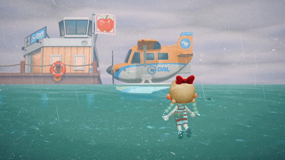 SassyTurnip's tweet photo. This swimming gameplay is so bizarre.. reminds me of the time Sims used to drive and live in an open world 🤣 #animalcrossing #acnh https://t.co/9YQTM5uJxX