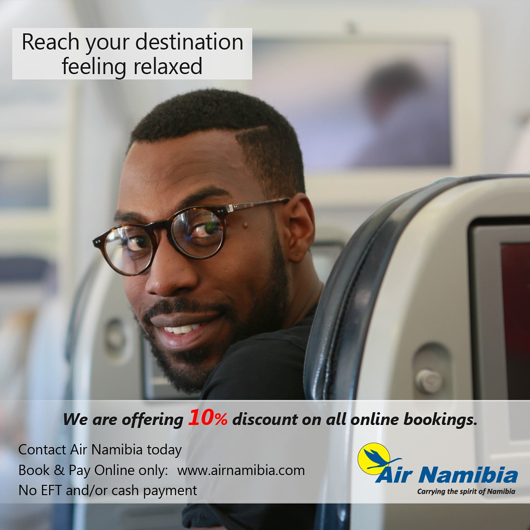 airnamibia1's tweet photo. Fly with us and reach your destination feeling fresh and relaxed.
#flyairnamibiaonly #fridaytravel #weekendgetaway #namibia #flyonly https://t.co/HxTyYgf4fo