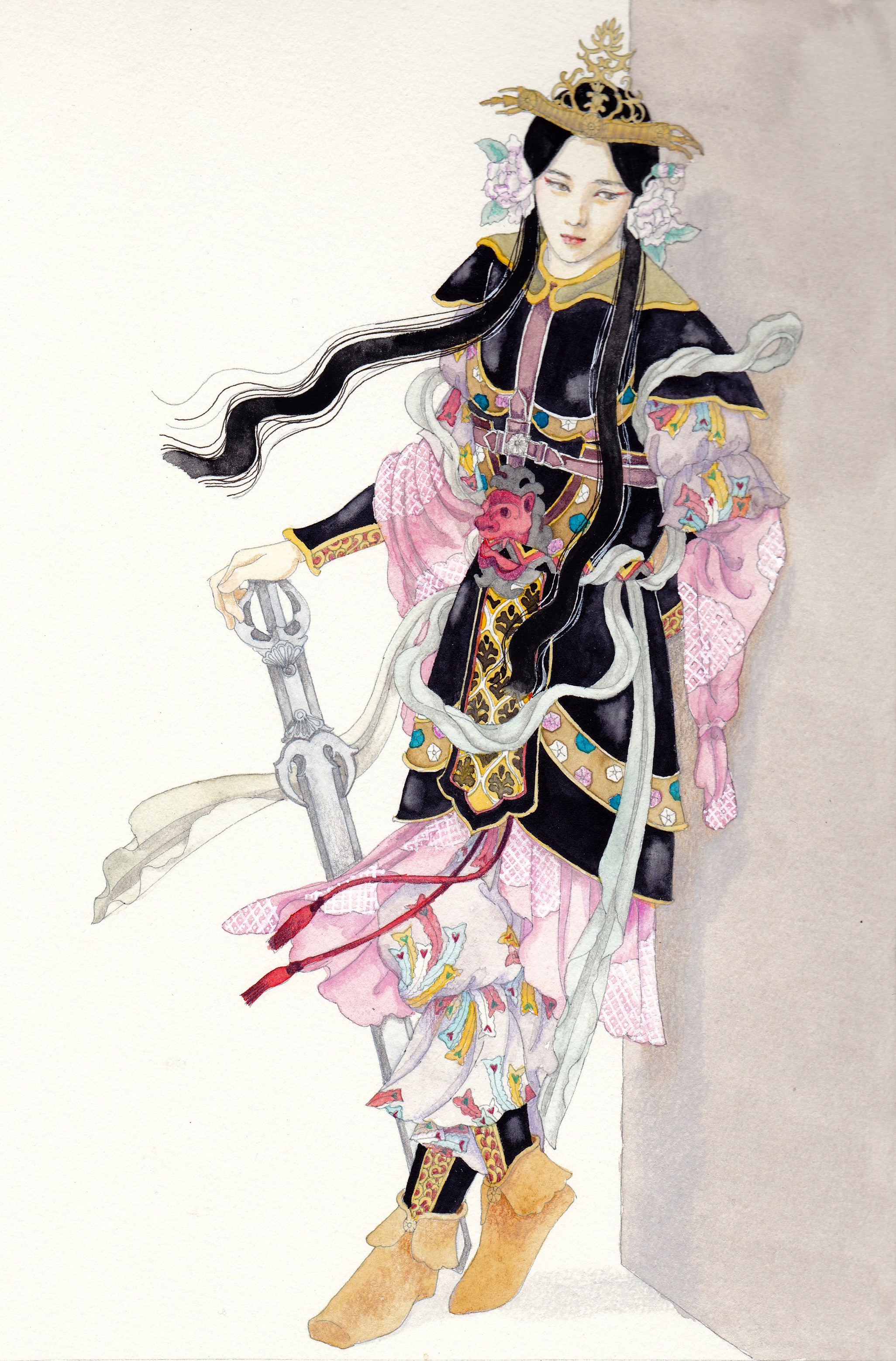 希少 山岸涼子 直筆イラスト 直筆サイン入り 日出処の天子 厩戸