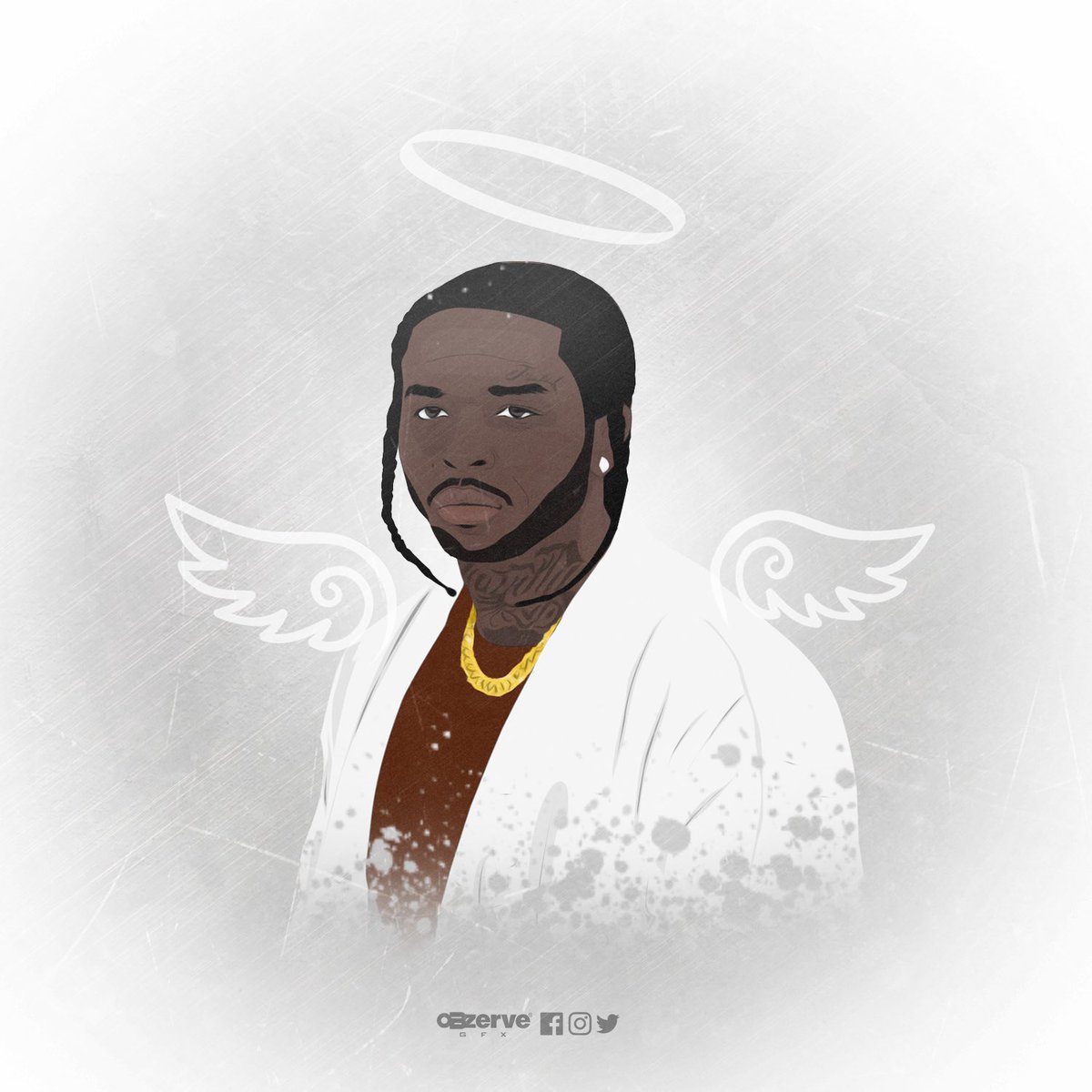 Obz100_'s tweet photo. This was your time man. #RIPWOO 💔 https://t.co/veSygnmNxr
