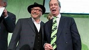 This is the photo that I tweeted some time ago that resulted in George Galloway going in the huff and blocking me from his Twitter account. 
They stood side by side on Brexit and the Scottish Independence referendum. 
George would hate this photo to be Retweeted