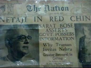 Elder brother of Netaji exposes the fact that the government is aware of Netaji's presence n Red Chna in 1950 .  @INCIndia - Fooled Indians