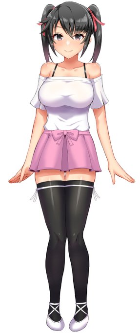 暗黒あずま屋さんの所で女の子描き始めました!
これはヒロインの梨央ちゃん

悪堕ちADVメインの幼馴染ヒロインの立ち絵を軽く紹介 | /暗黒あずまや https://t.co/4EkezXWscQ 