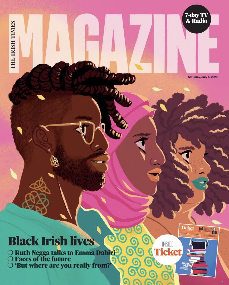 In early June I was approached by <a href="/OrrCollins/">Rachel Collins</a> to write a piece of <a href="/IrishTimesMag/">Irish Times Magazine</a>. I had another suggestion; I would guest edit a special edition centring black writers; an opportunity to broaden the range of perspectives we hear from, not just for this issue but going forward